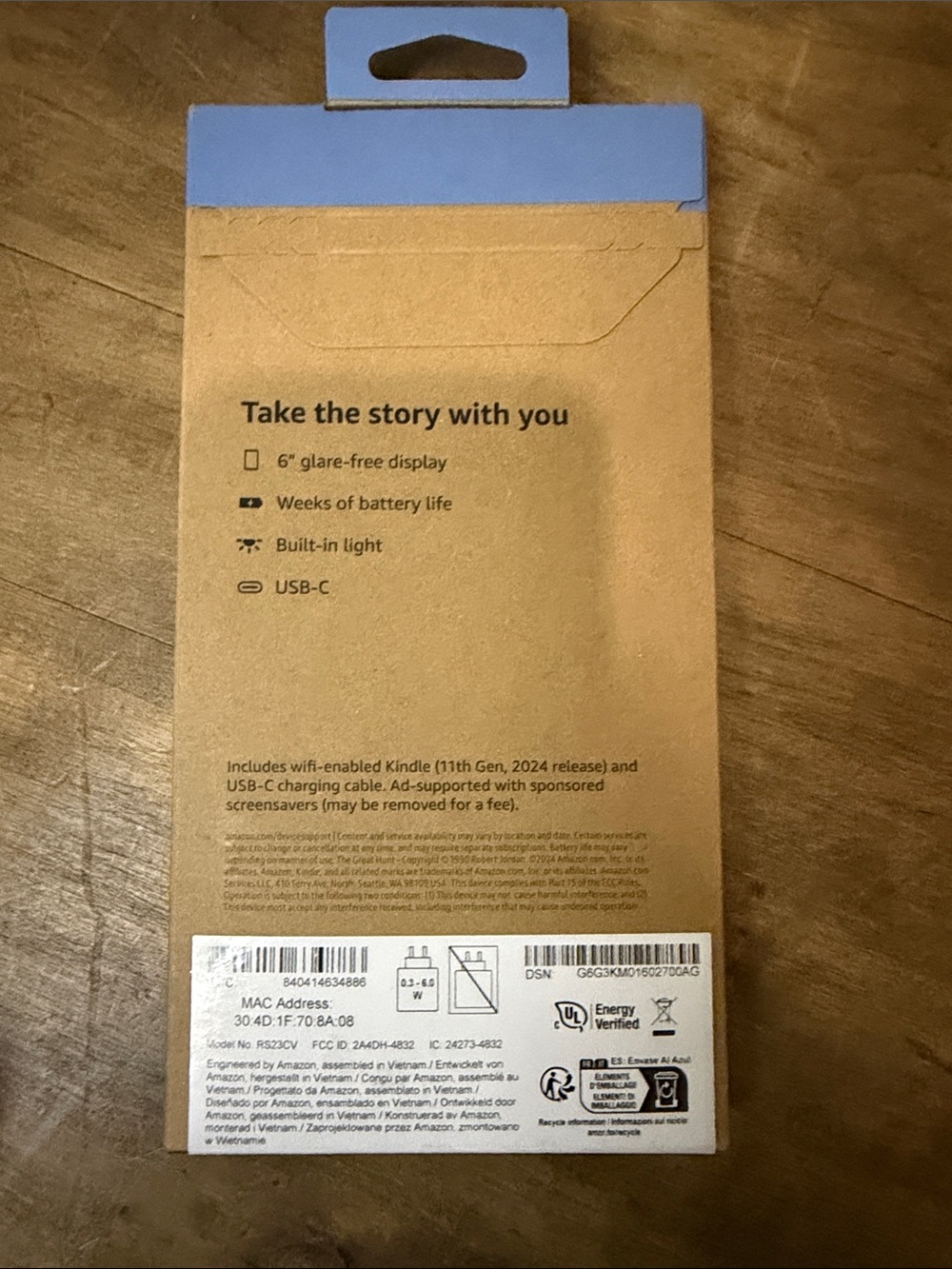 Amazon Kindle Gen 11 16GB - Black NEW - Picture 2 of 2